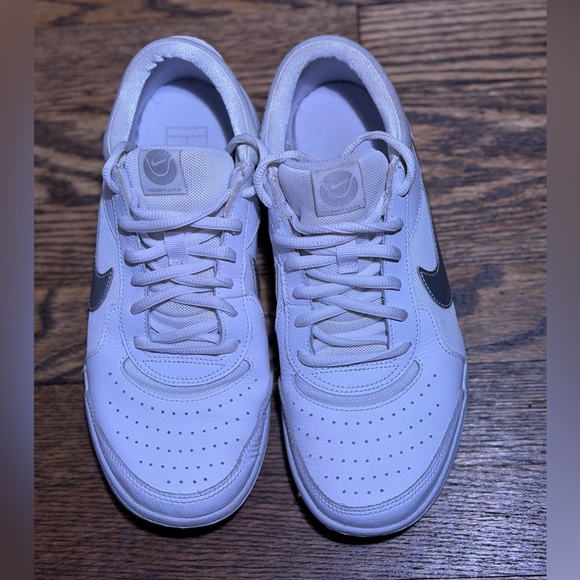 Nike Shoes - Nike Court Zoom Lite 3 Shoes White and Silver Sz 8
